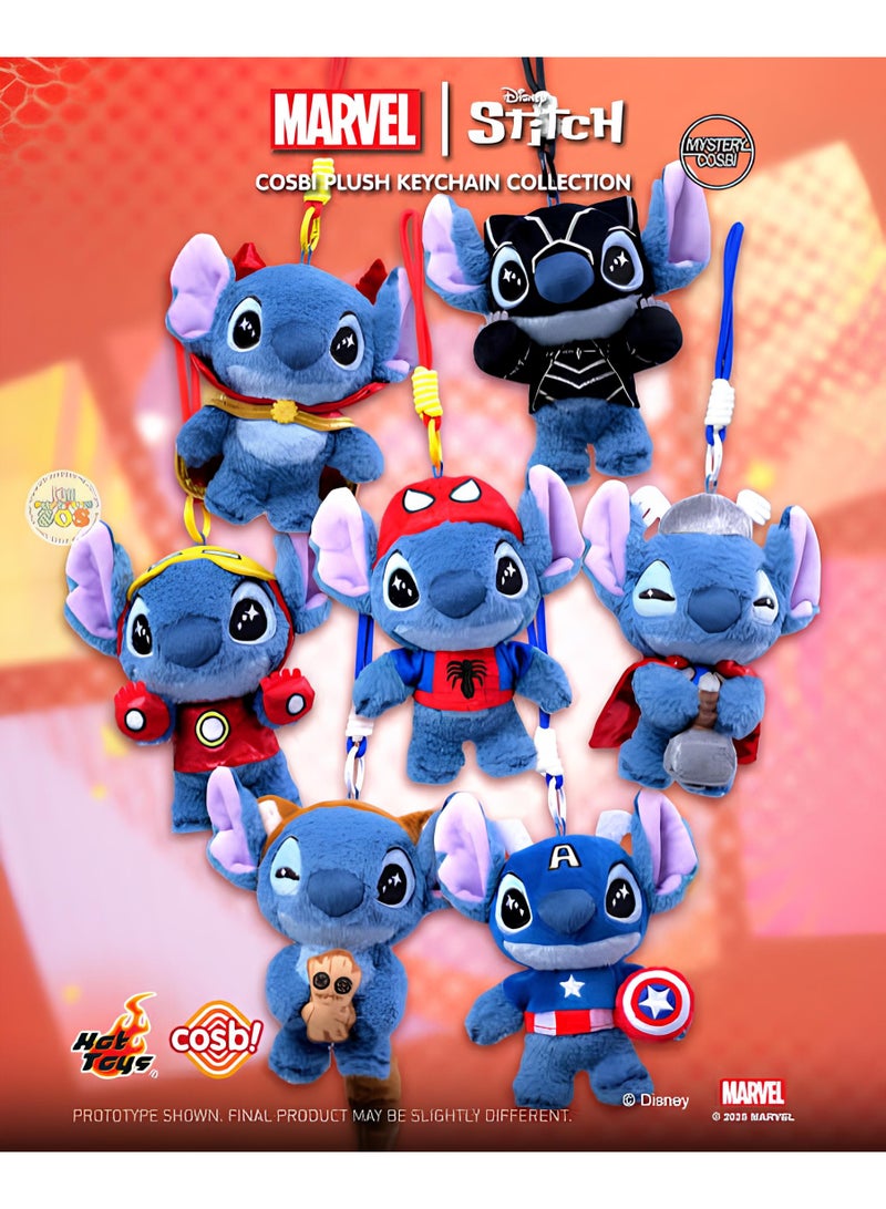 ستيتش مارفل لعبة محشوة ناعمة وفريدة من نوعها متوسطة الحجم للأطفال والكبار (لون عشوائي) - Image 3